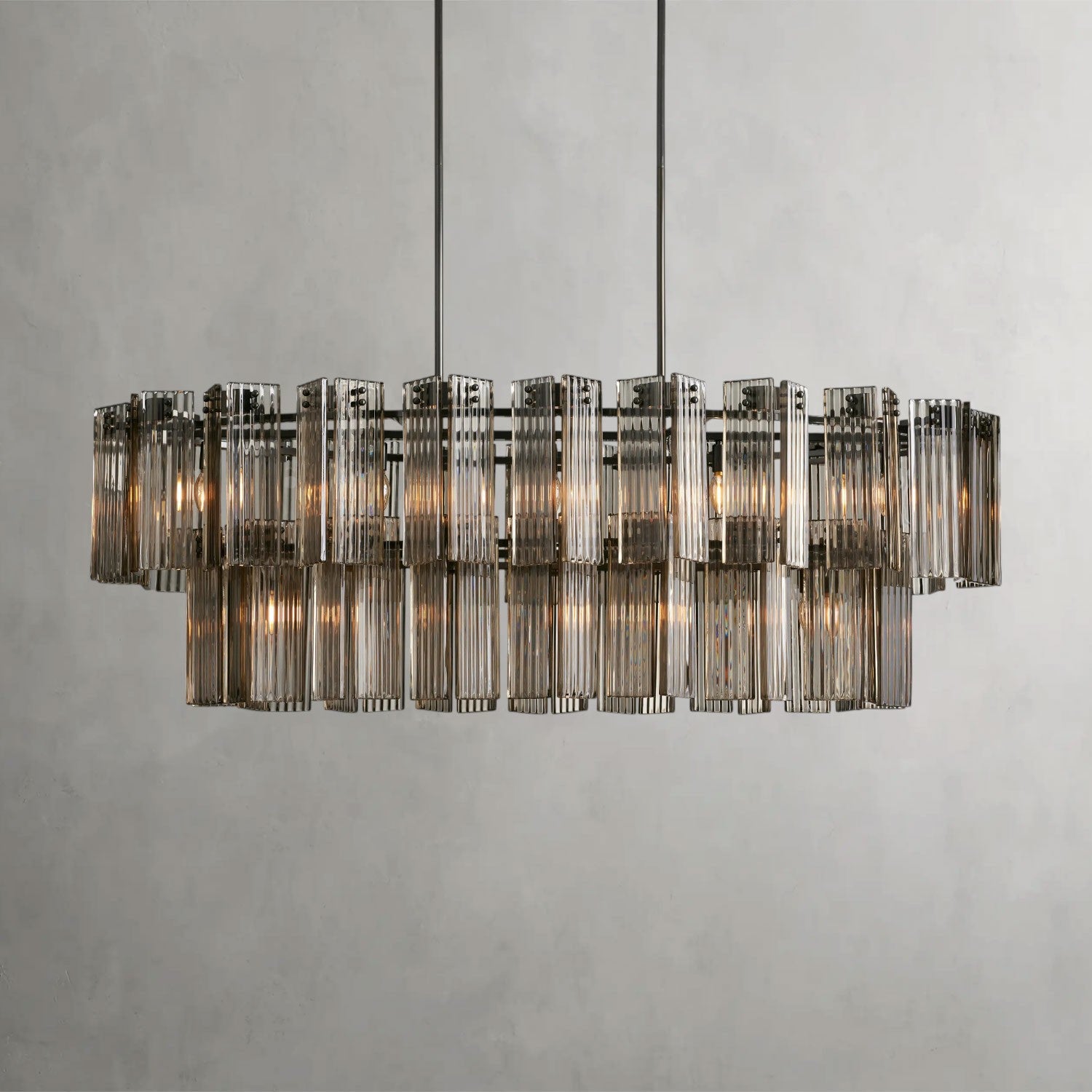 Delsie Oval Chandelier 51", 63", 72"
